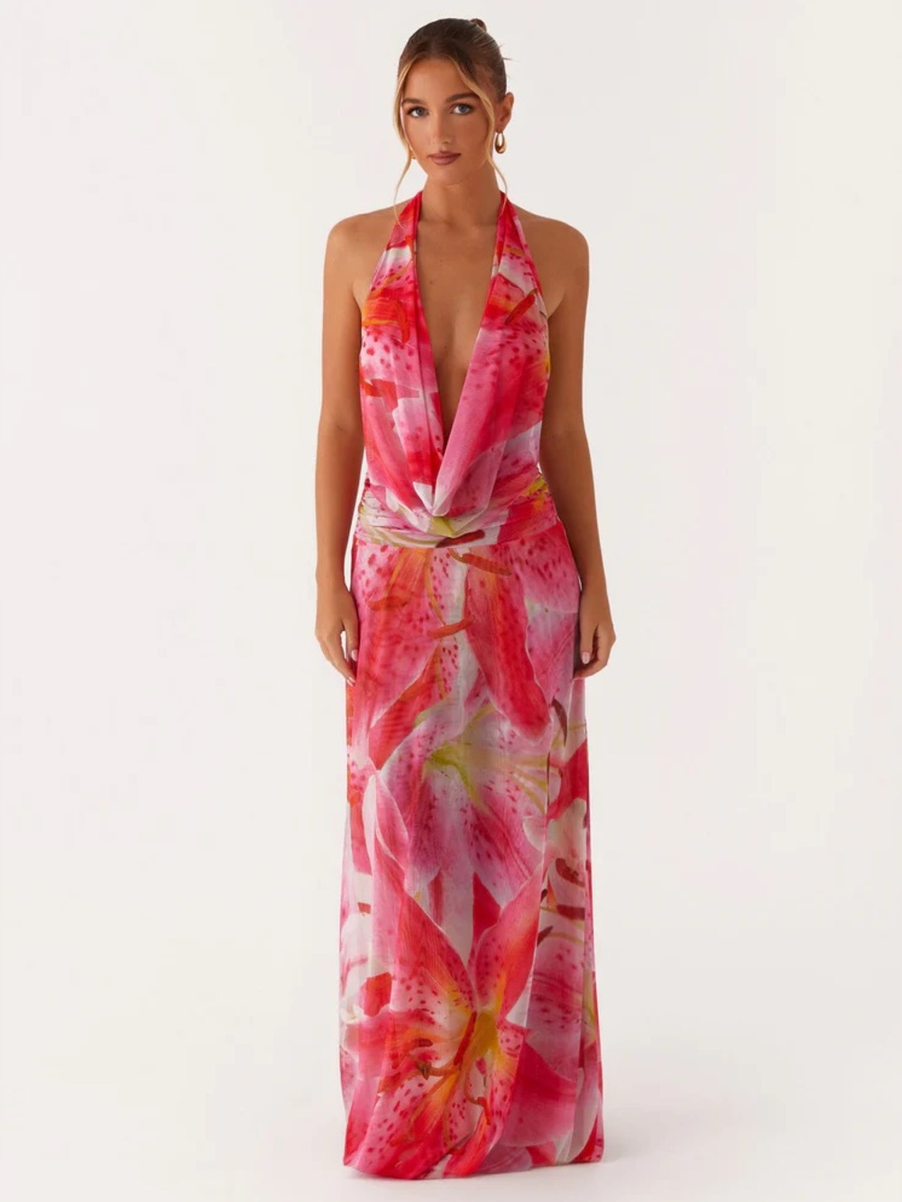 Peppermayo Elysia Maxi in Pink Lilly - Size M
